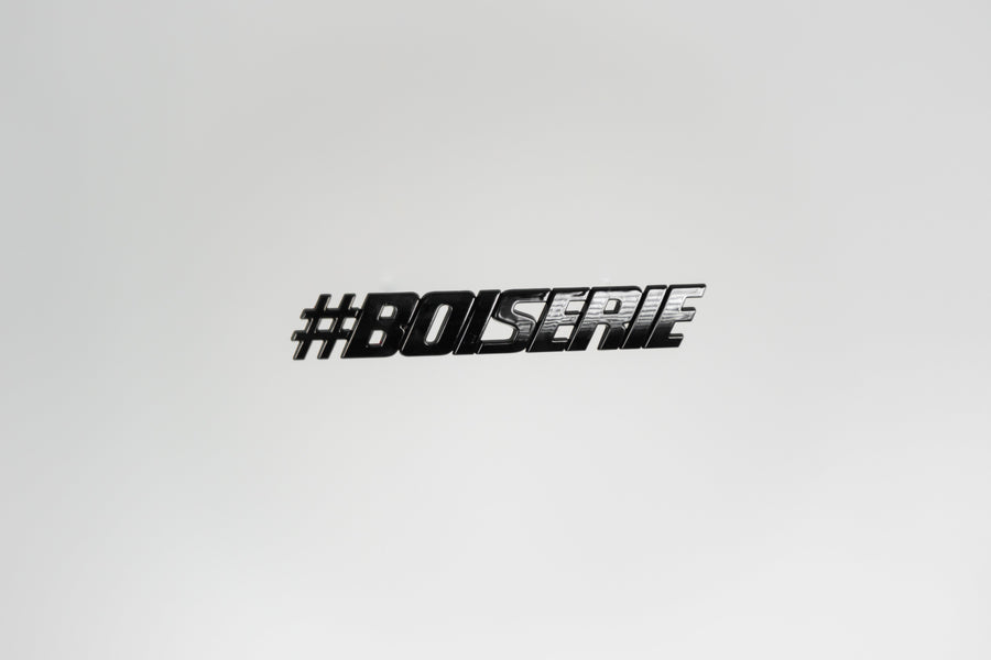 Sigle #BOISERIE noir