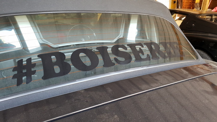 LE STICKER PARE-BRISE BOISERIE ORIGINAL