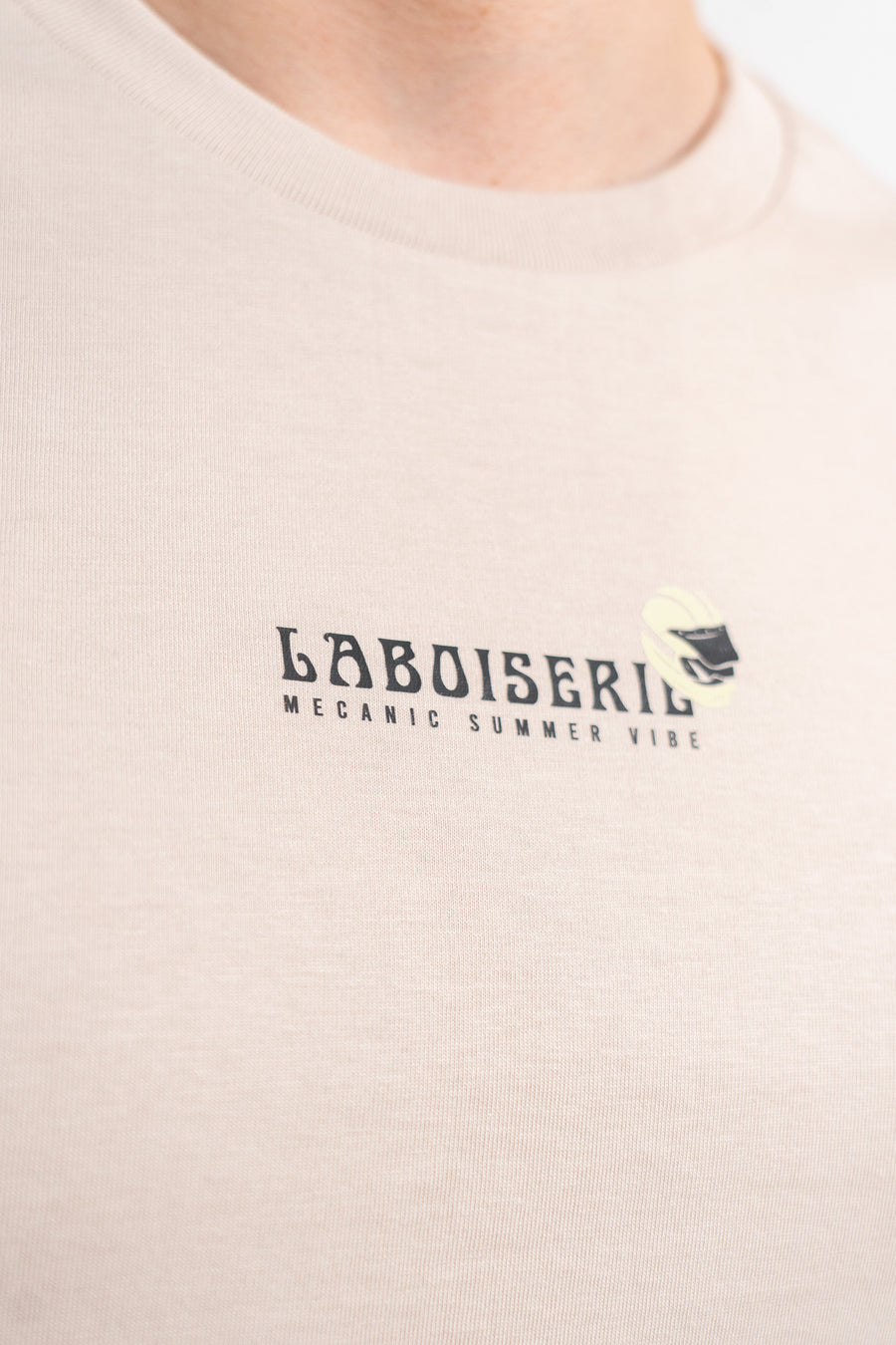 LE T-SHIRT BEIGE CLAIR LABOISERIE MECANIC
