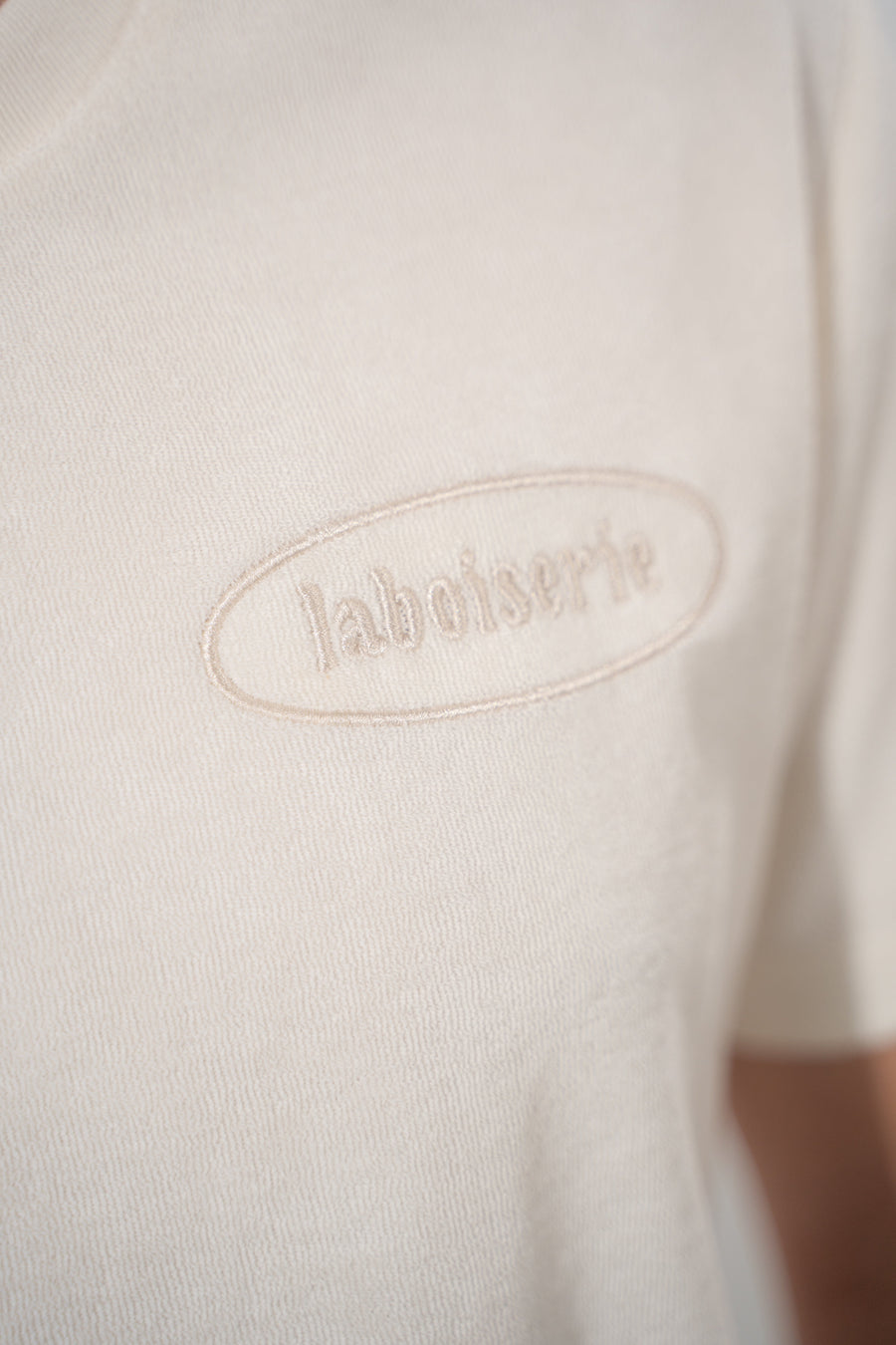 LE T-SHIRT EPONGE LABOISERIE BEIGE