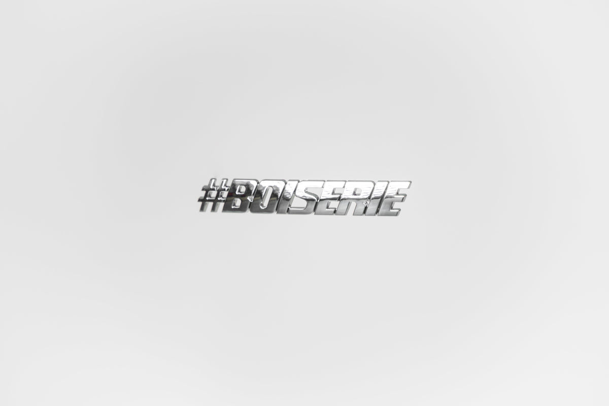 Sigle #BOISERIE Chrome