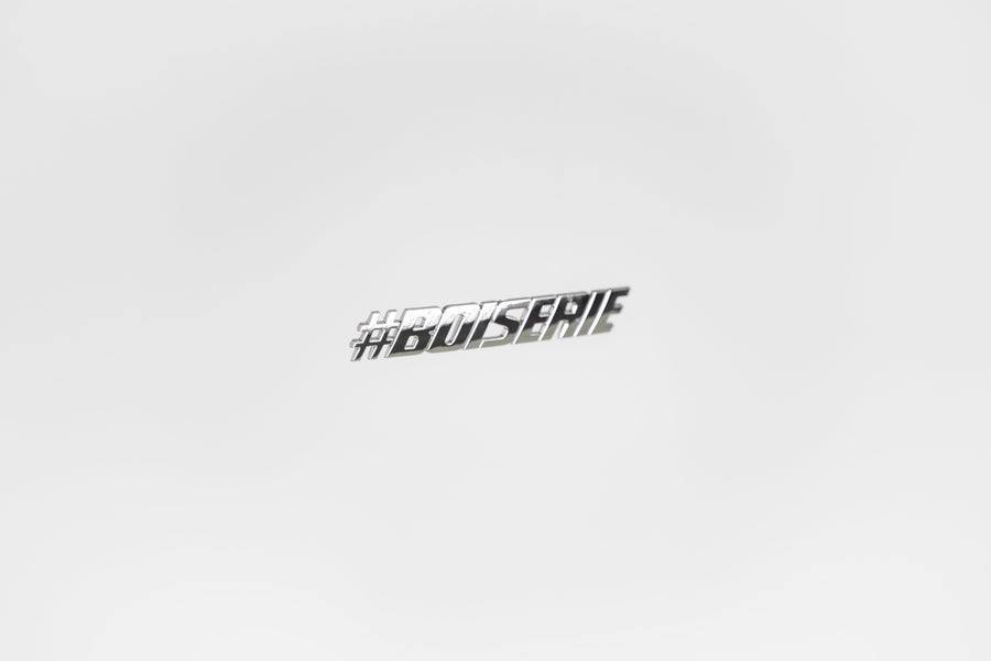 Sigle #BOISERIE Chrome