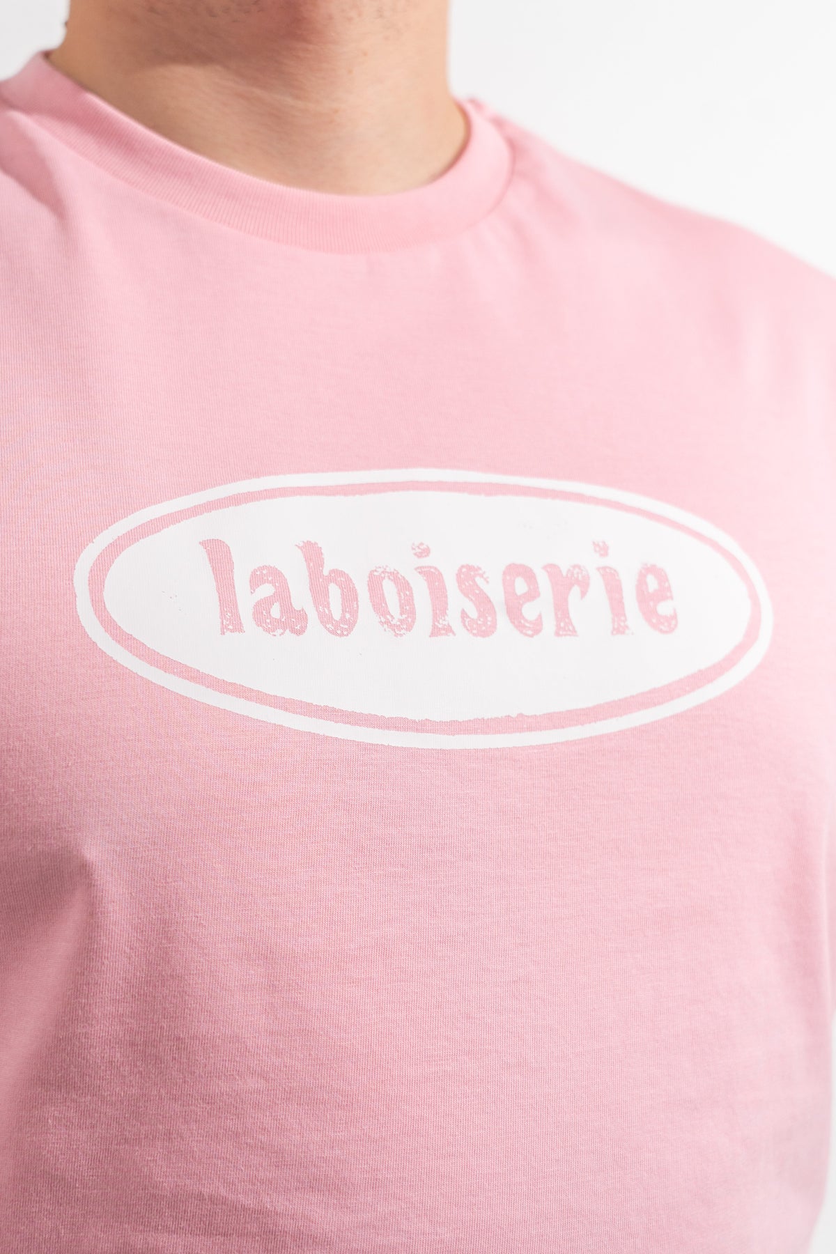 LE T-SHIRT ROSE LABOISERIE BLANC
