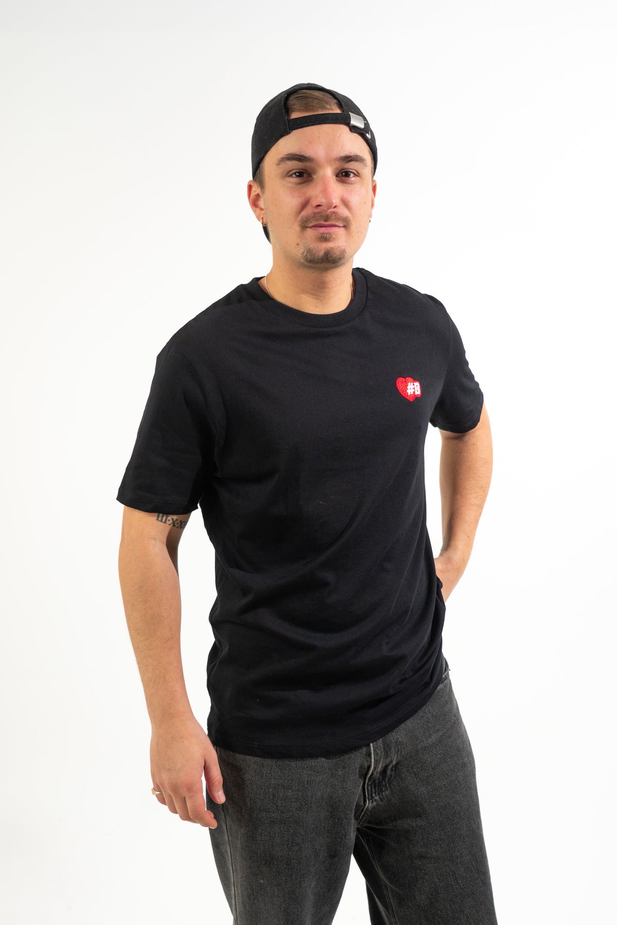 T-SHIRT COEUR #B