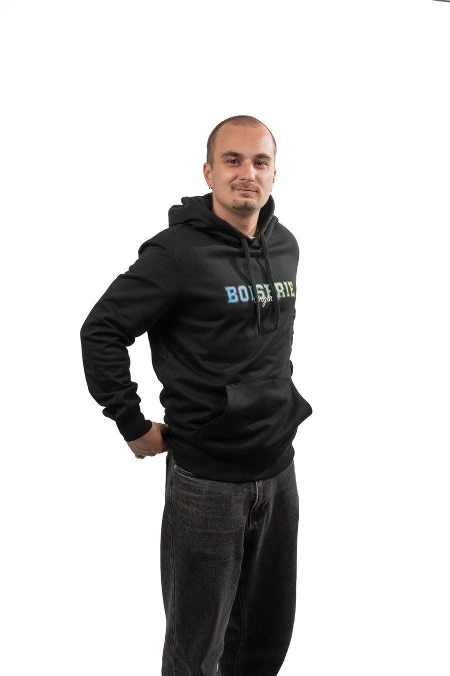 SWEAT BOISERIE EFFET BRODERIE