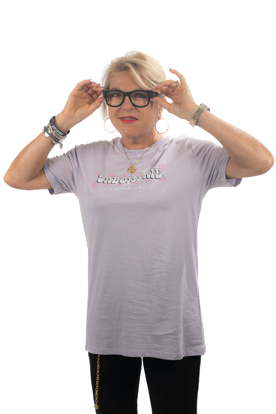 LE T-SHIRT LILA SUMMER VIBES