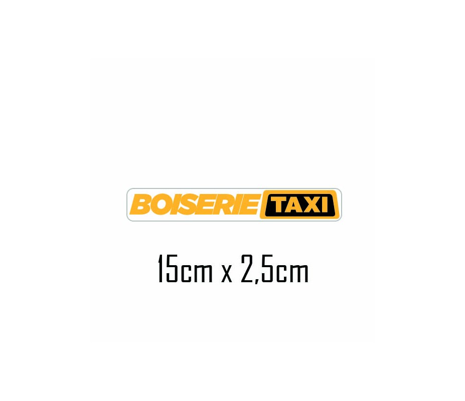 LE STICKER BOISERIE TAXI
