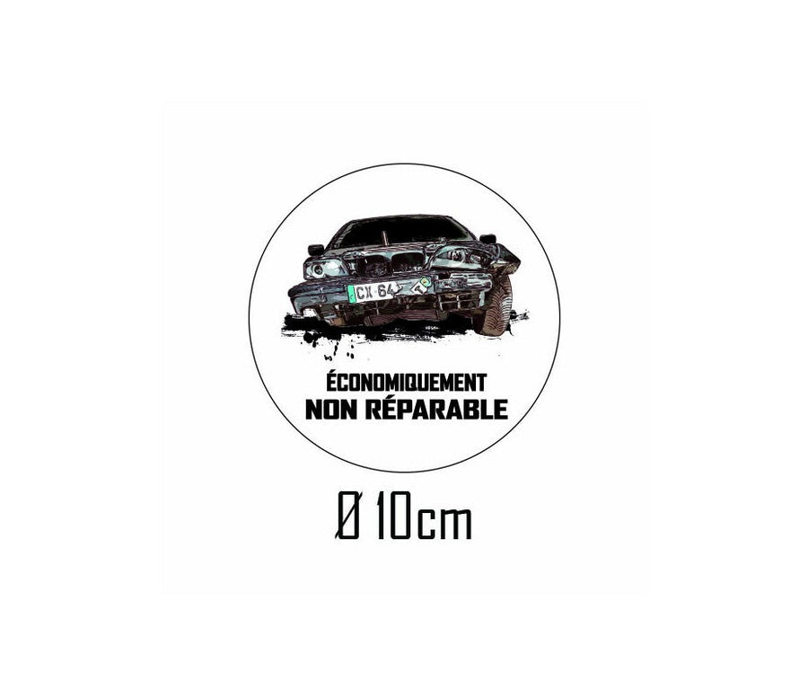 LE STICKER ECONOMIQUEMENT NON REPARABLE