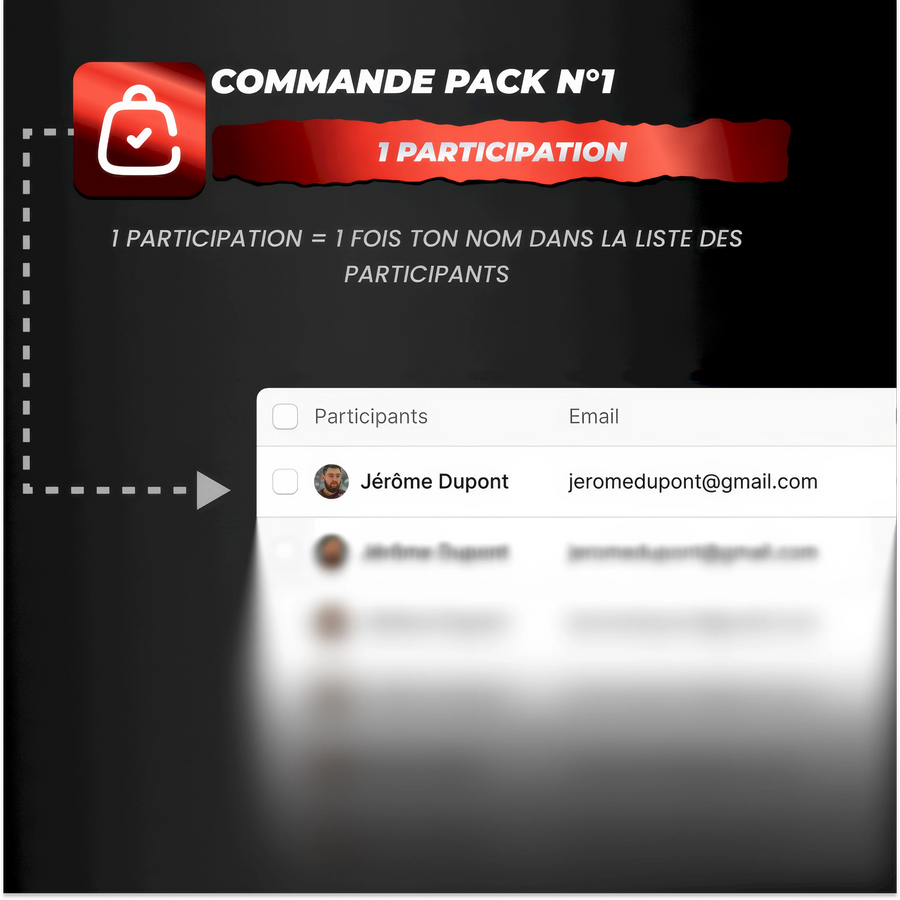 Pack 1 Concours STARFOBOISERIE 2026