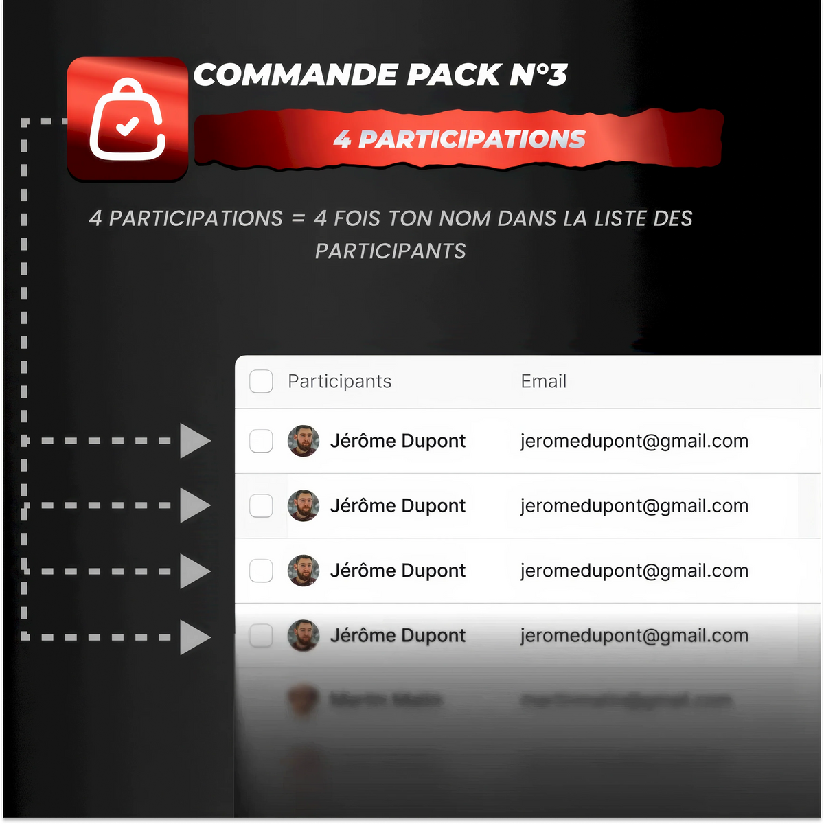 Pack 3 Concours STARFOBOISERIE 2026