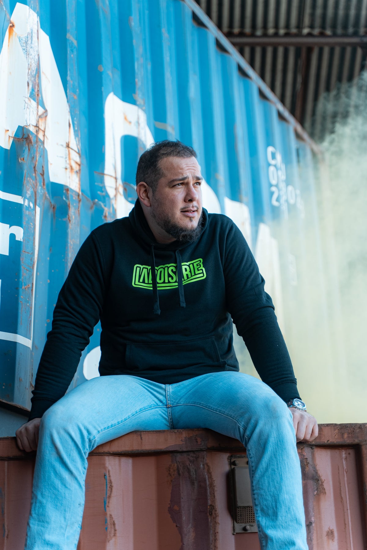 SWEAT FLUO BOISERIE