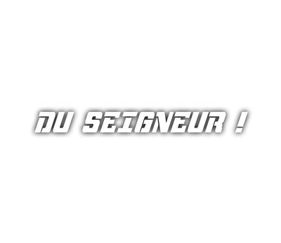 LE STICKER DU SEIGNEUR !